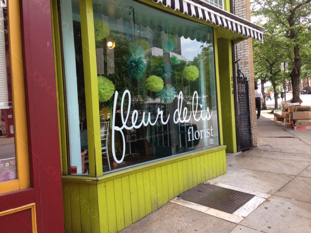 window graphics, vinyl, installation, typography, graphic design, storefront